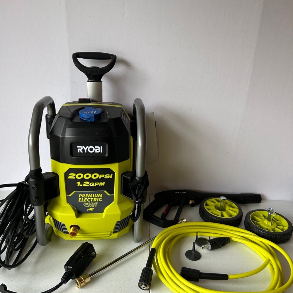 2000 psi ryobi corded pressure washer brand new in box